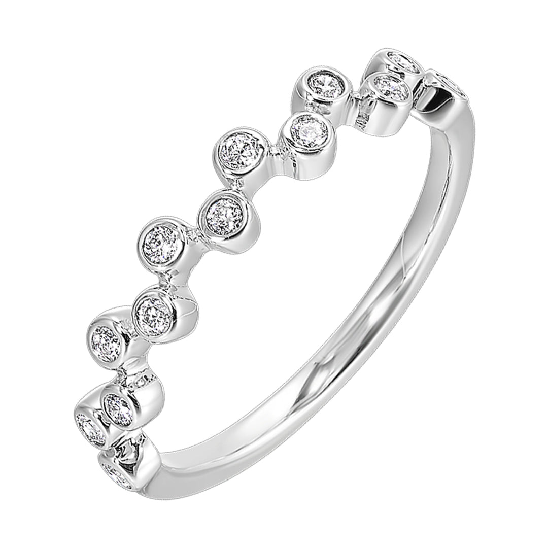 14Kt White Gold Diamond 1/5Ctw Ring
