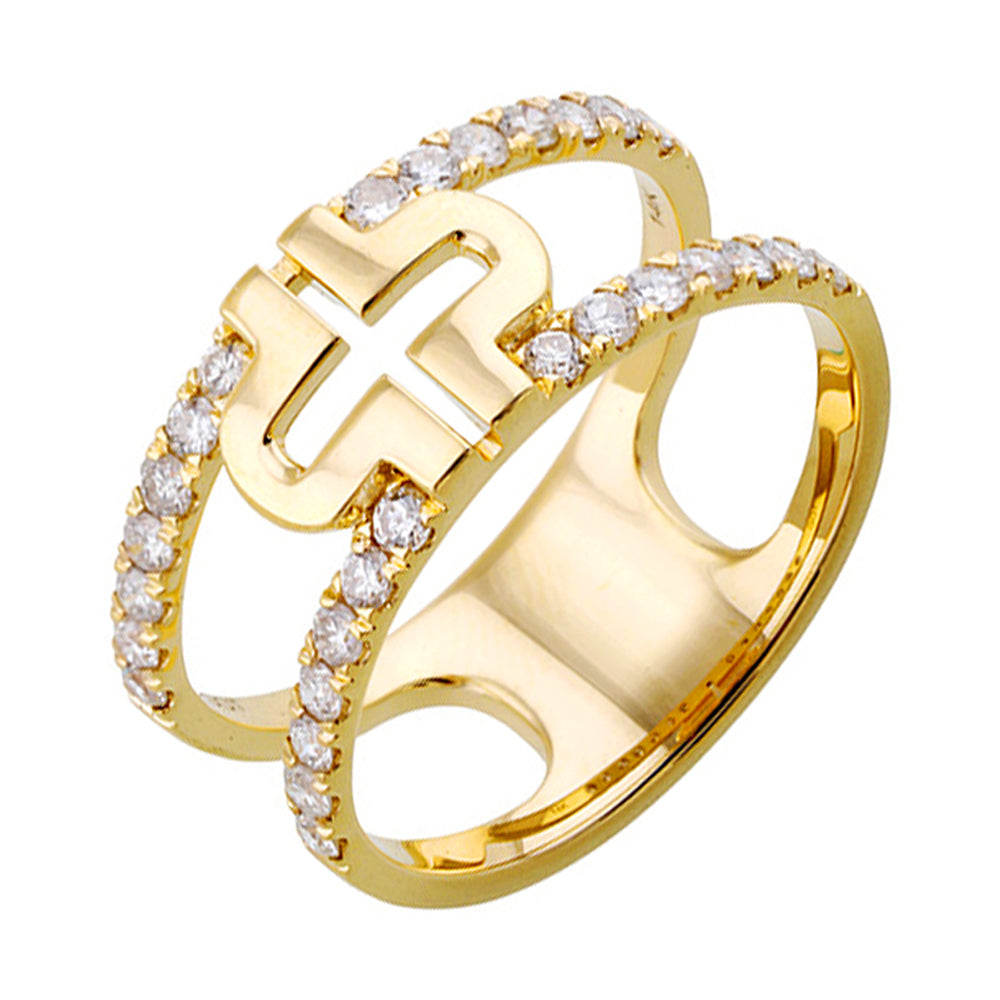 14Kt Yellow Gold Diamond 1/2Ctw Ring