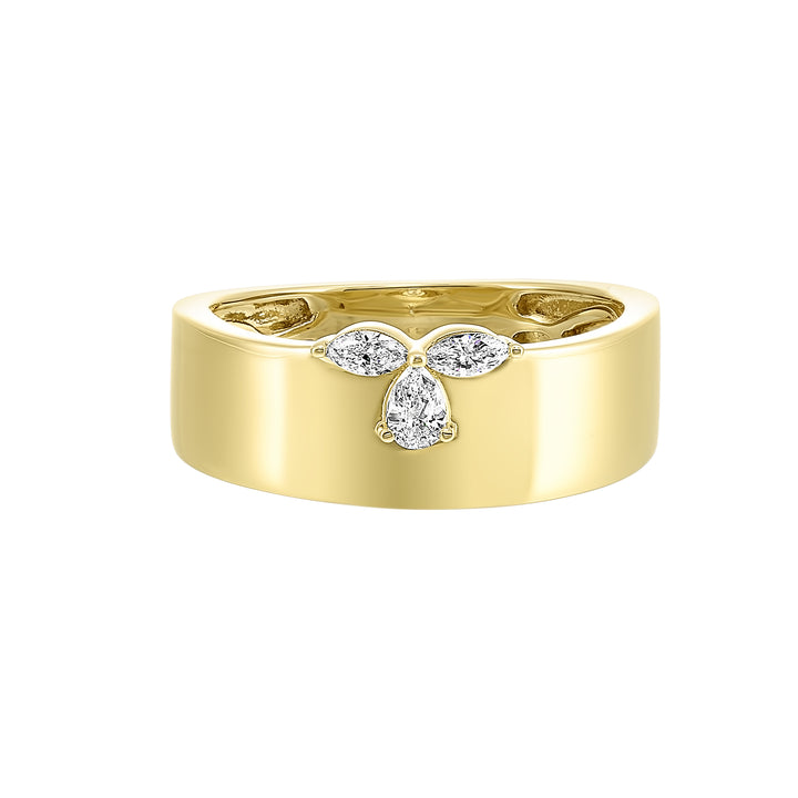14Kt Yellow Gold Diamond 1/5Ctw Ring