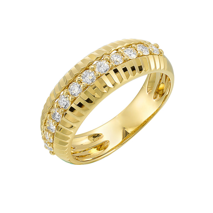 14Kt Yellow Gold Diamond 1/2Ctw Ring