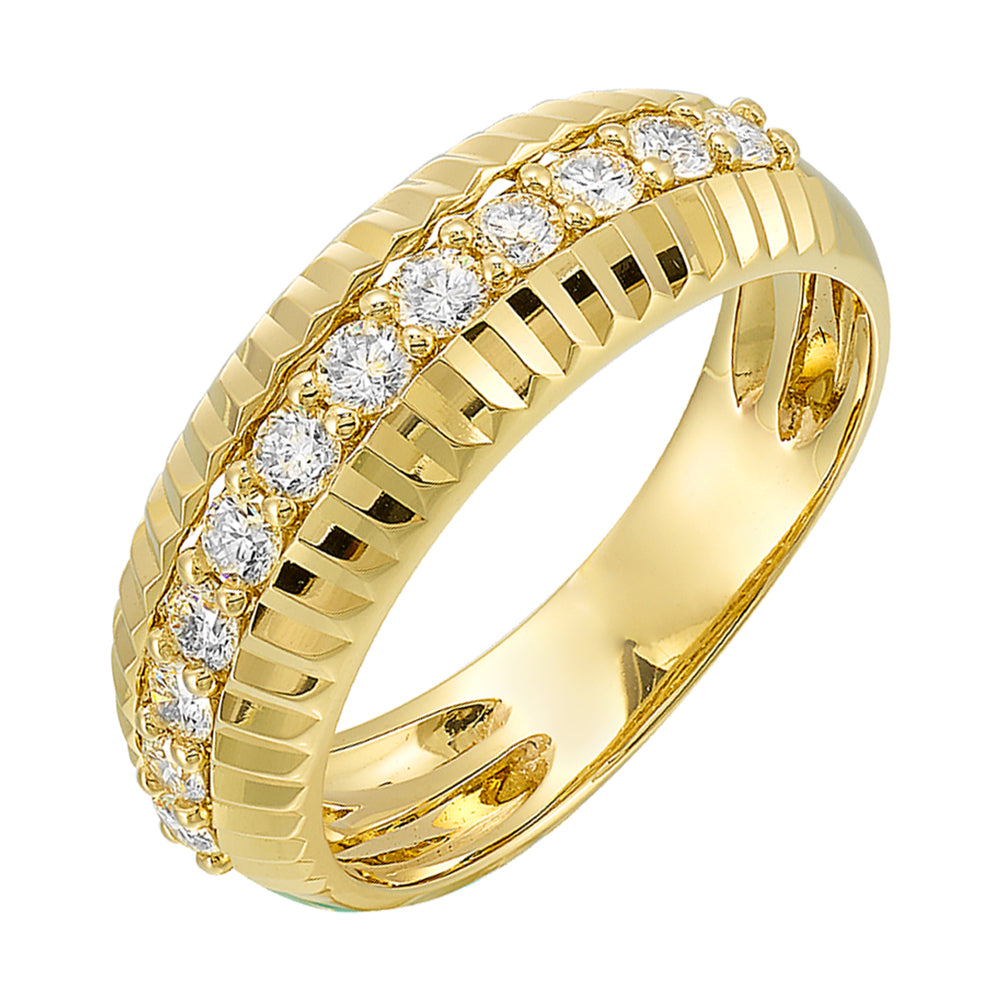 14Kt Yellow Gold Diamond 1/2Ctw Ring