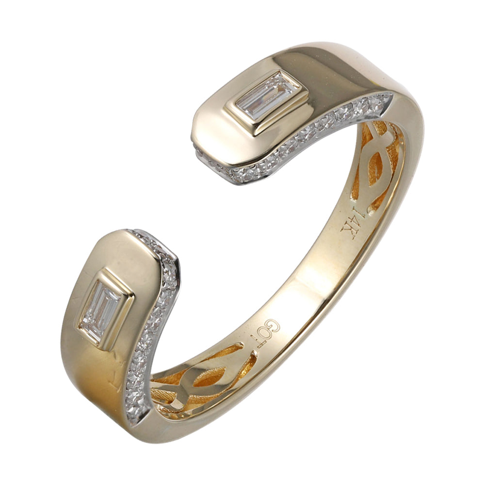 14Kt Yellow Gold Diamond 1/4Ctw Ring