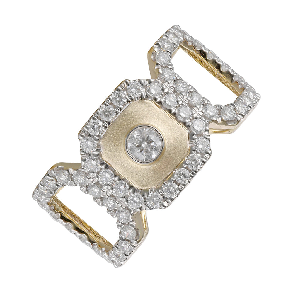 14Kt Yellow Gold Diamond 3/4Ctw Ring
