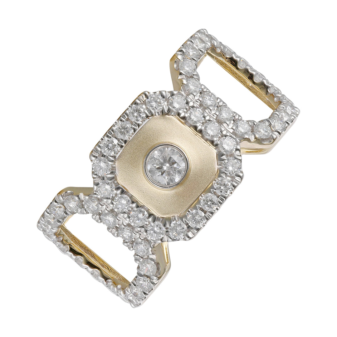 14Kt Yellow Gold Diamond 3/4Ctw Ring