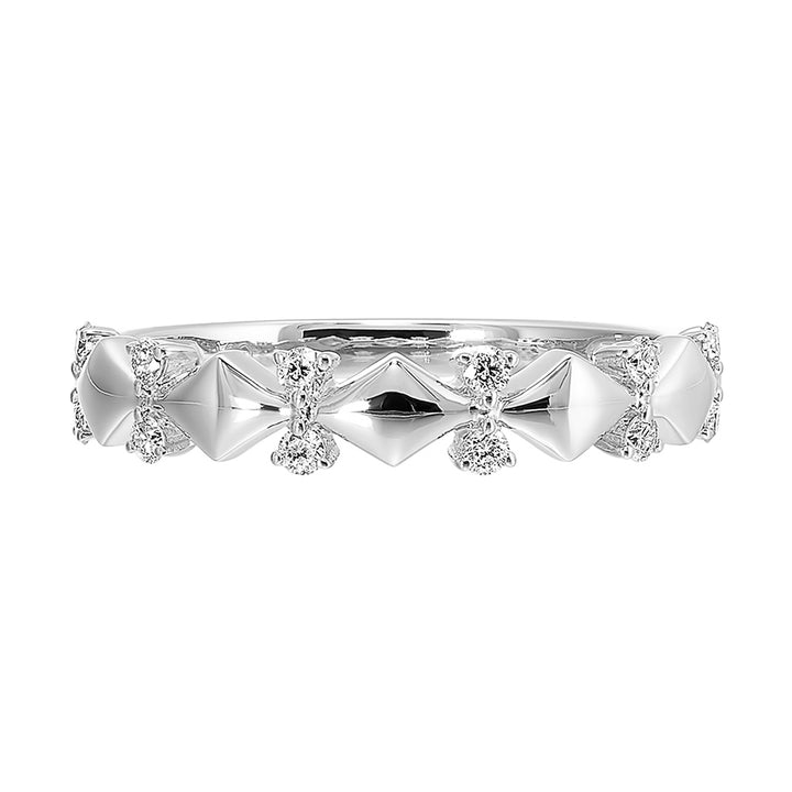 14Kt White Gold Diamond 1/7Ctw Ring