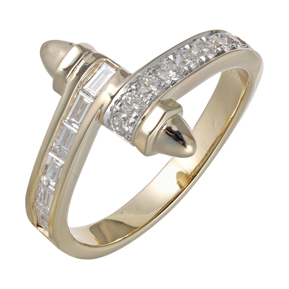 14Kt Yellow Gold Diamond 1/2Ctw Ring