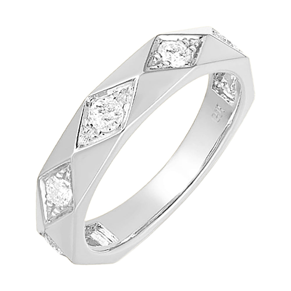 14Kt White Gold Diamond 1/3Ctw Ring