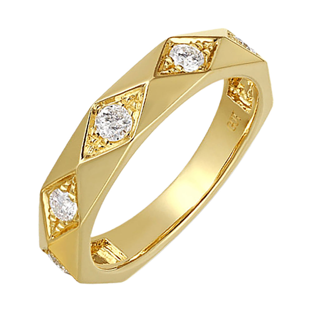14Kt Yellow Gold Diamond 1/3Ctw Ring