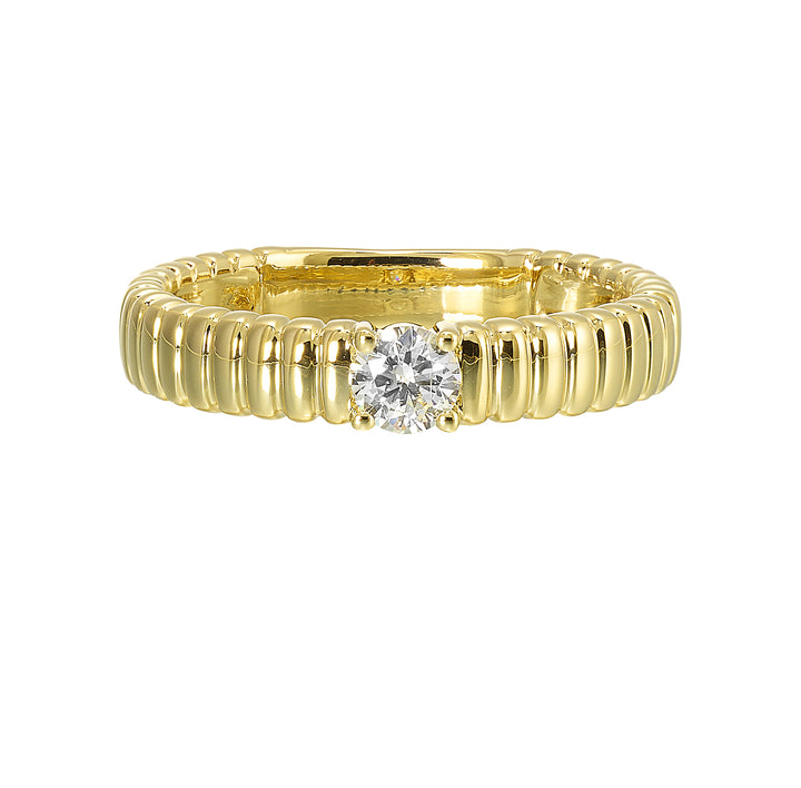 14Kt Yellow Gold Diamond 1/5Ctw Ring