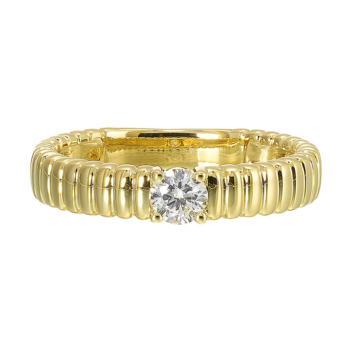 14Kt Yellow Gold Diamond 1/5Ctw Ring