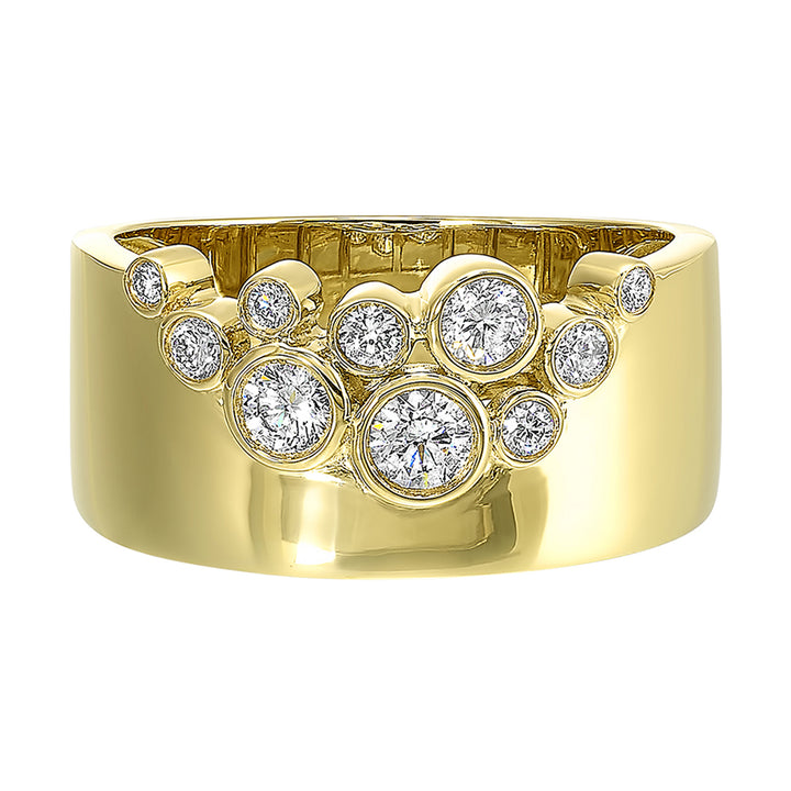14Kt Yellow Gold Diamond 3/8Ctw Ring