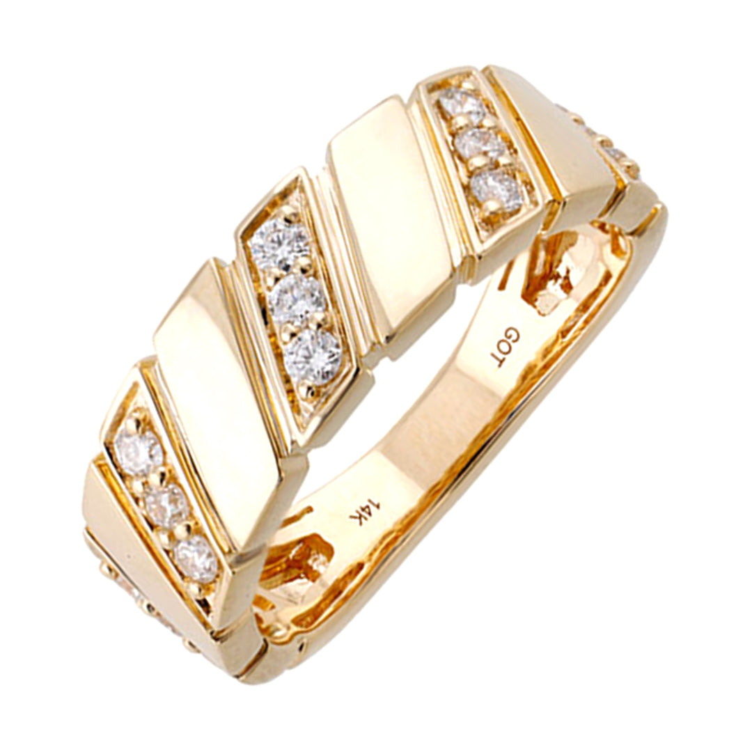14Kt Yellow Gold Diamond 1/3Ctw Ring