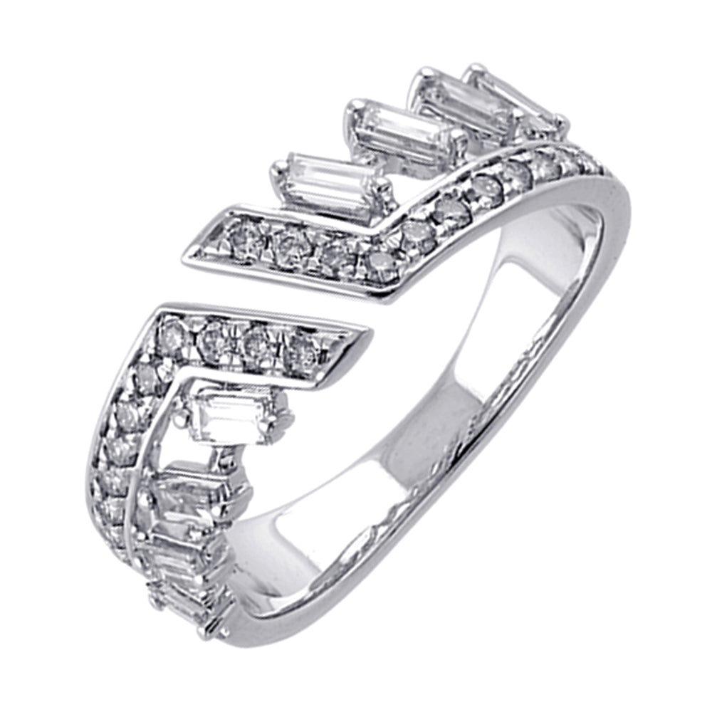 14Kt White Gold Diamond 5/8Ctw Ring