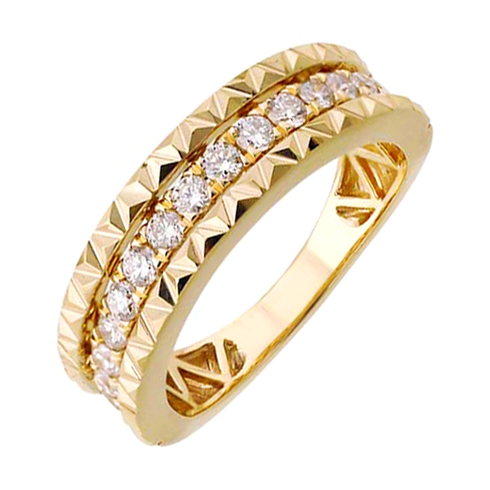14Kt Yellow Gold Diamond 1/2Ctw Ring