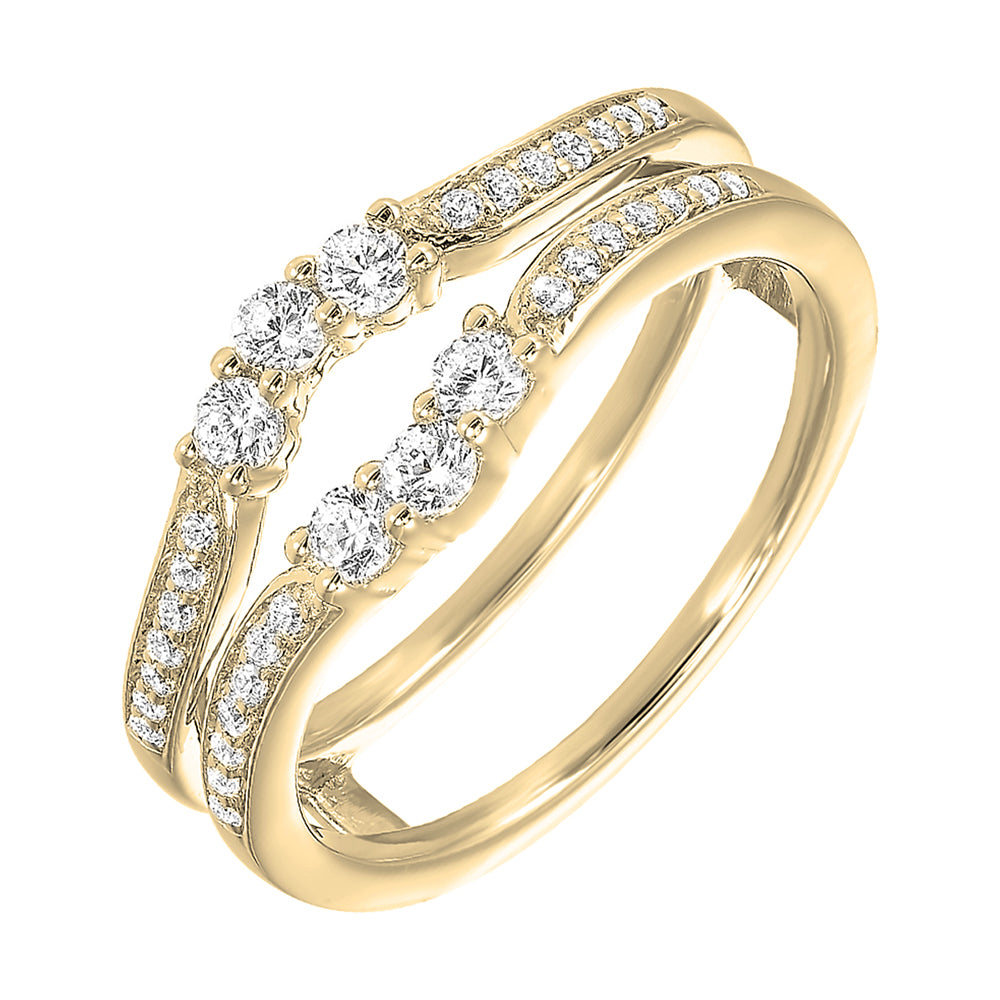 14Kt Yellow Gold Diamond 1/4Ctw Ring