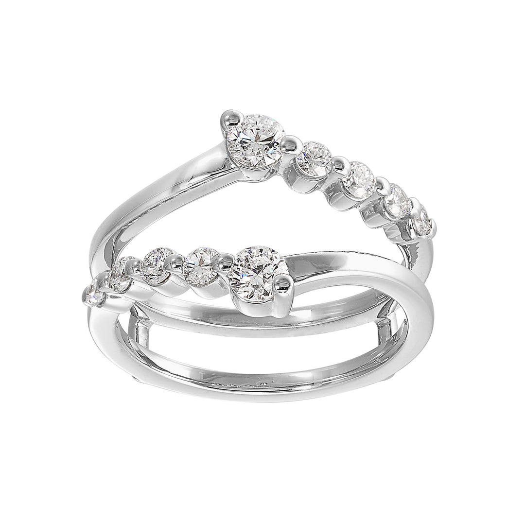 14Kt White Gold Diamond 5/8Ctw Ring