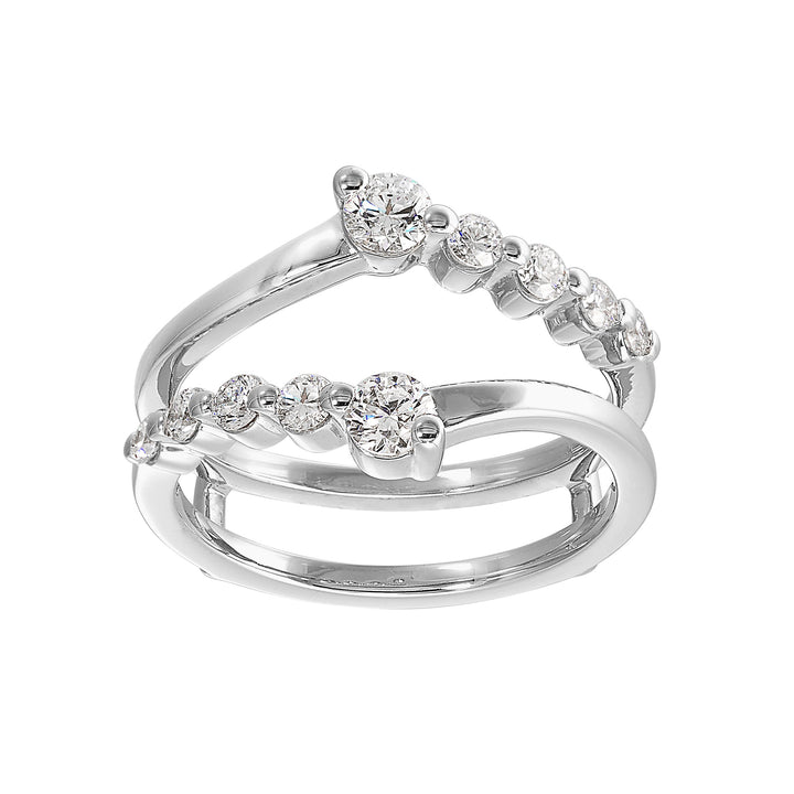 14Kt White Gold Diamond 5/8Ctw Ring