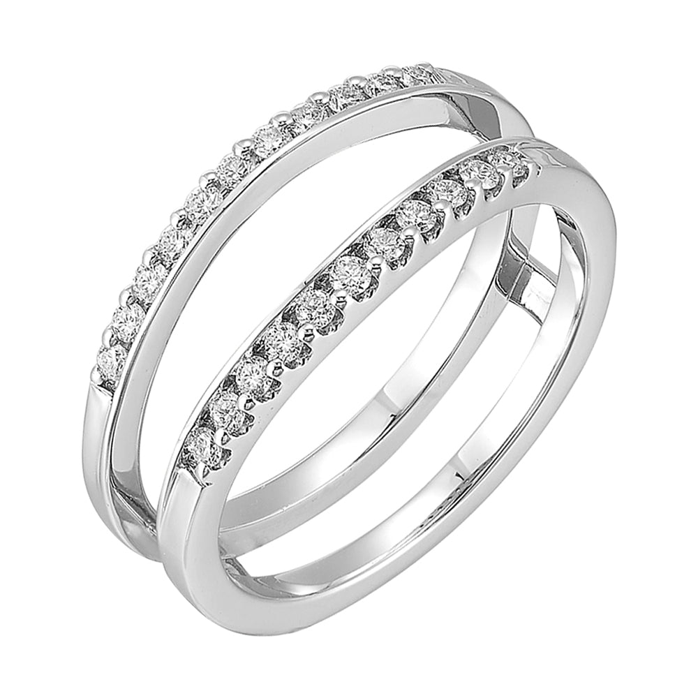14Kt White Gold Diamond 1/4Ctw Ring