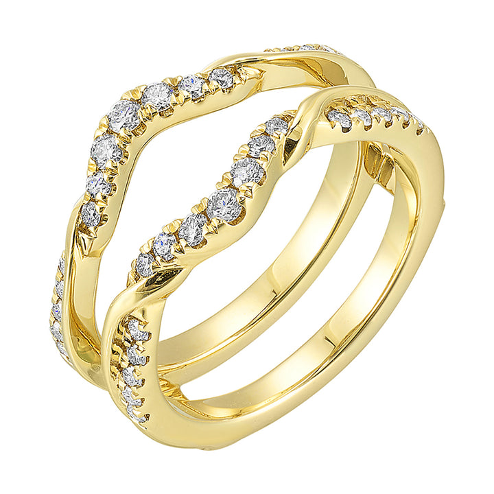 14Kt Yellow Gold Diamond 3/8Ctw Ring