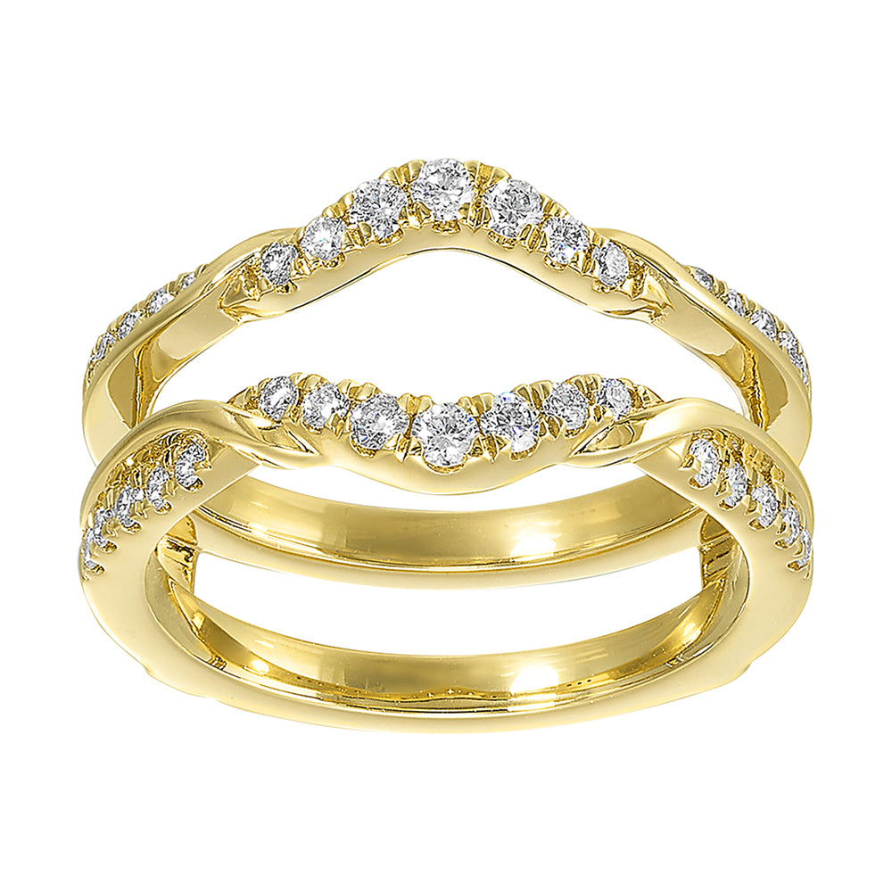 14Kt Yellow Gold Diamond 3/8Ctw Ring