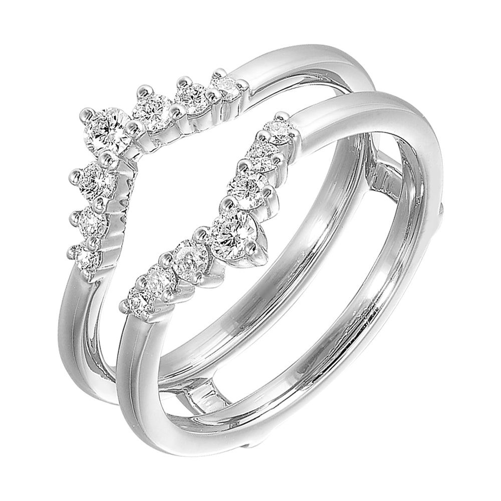 14Kt White Gold Diamond 1/3Ctw Ring