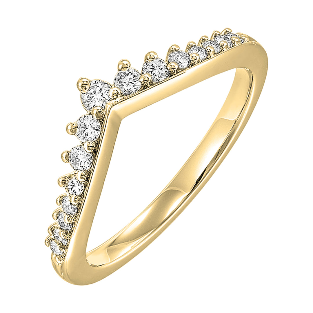 14Kt Yellow Gold Diamond 1/4Ctw Ring
