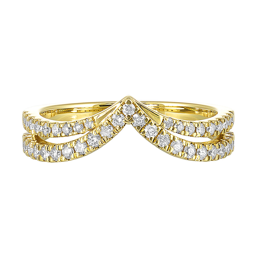 14Kt Yellow Gold Diamond 3/8Ctw Ring