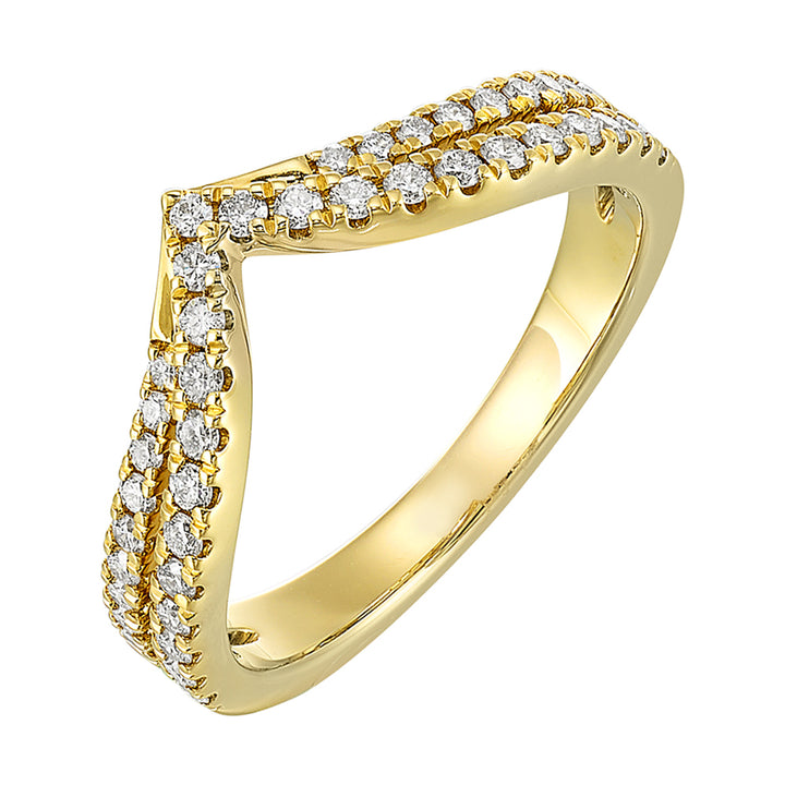 14Kt Yellow Gold Diamond 3/8Ctw Ring