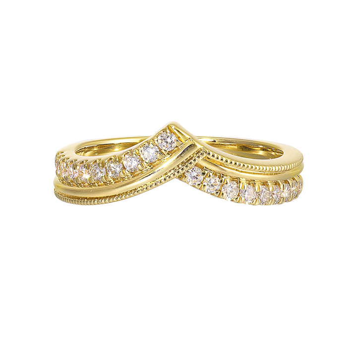 14Kt Yellow Gold Diamond 1/4Ctw Ring