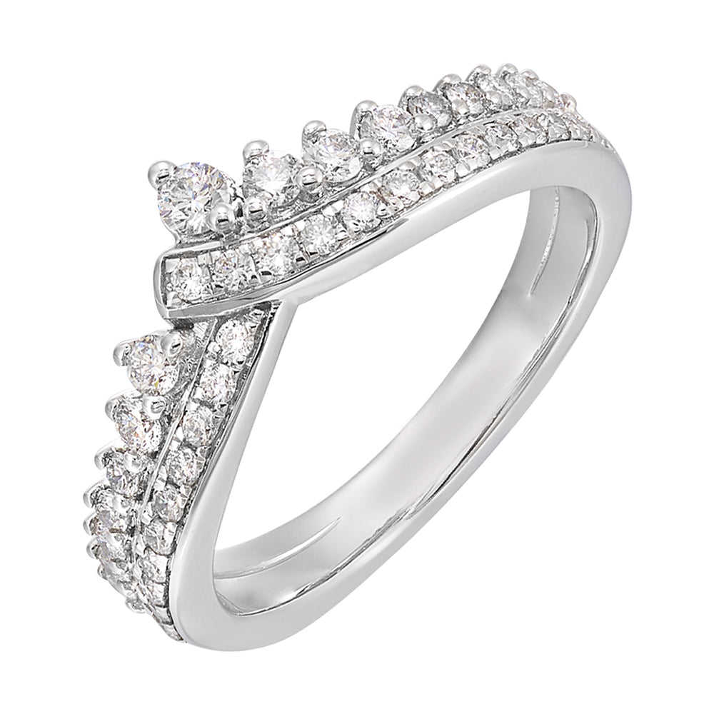 14Kt White Gold Diamond 1/2Ctw Ring