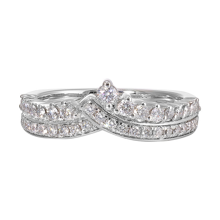 14Kt White Gold Diamond 1/2Ctw Ring