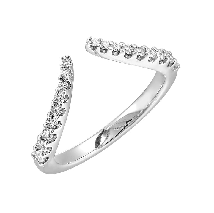 14Kt White Gold Diamond 1/4Ctw Ring