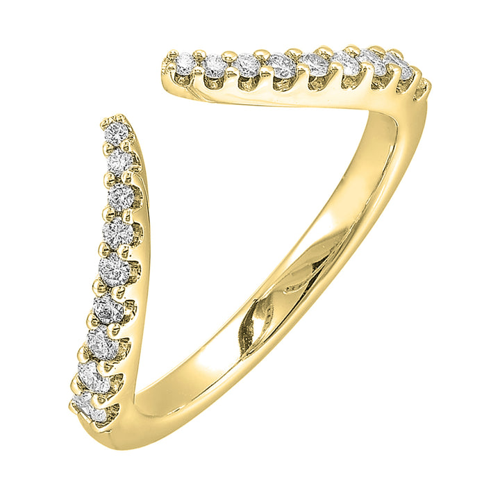 14Kt Yellow Gold Diamond 1/4Ctw Ring