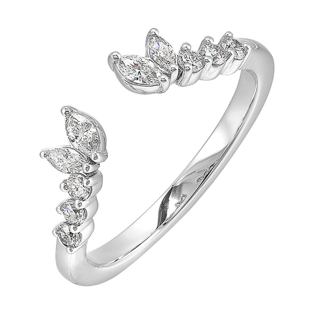 14Kt White Gold Diamond 1/3Ctw Ring
