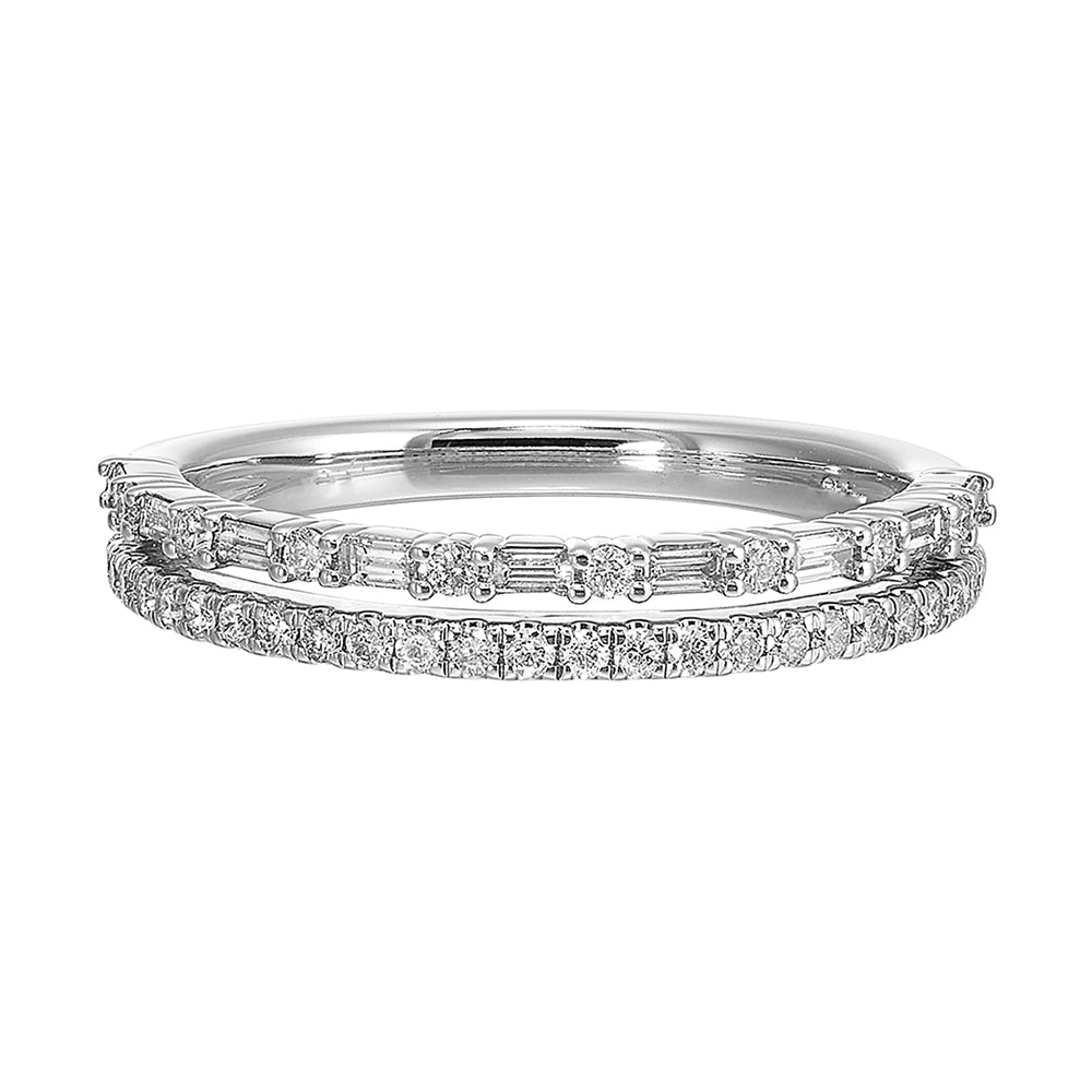 14Kt White Gold Diamond 1/4Ctw Ring