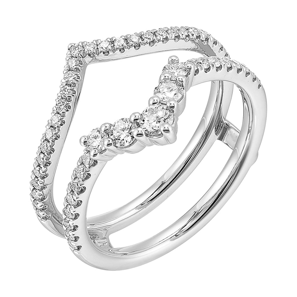 14Kt White Gold Diamond 1/2Ctw Ring