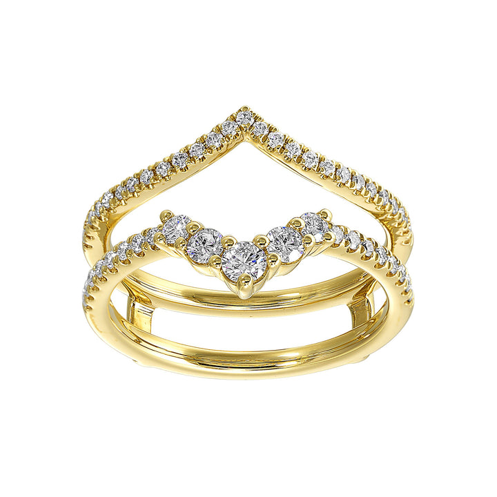 14Kt Yellow Gold Diamond 1/2Ctw Ring