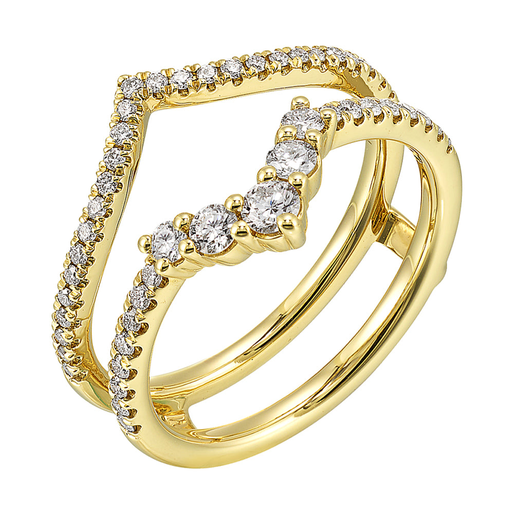 14Kt Yellow Gold Diamond 1/2Ctw Ring