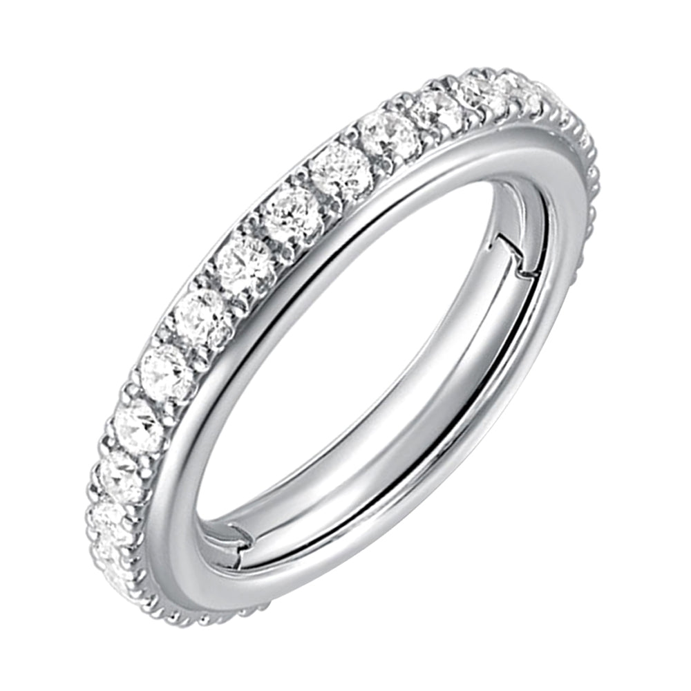 14Kt White Gold Diamond 1 1/5Ctw Ring