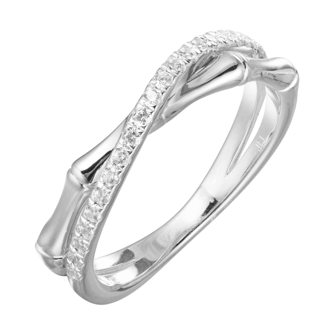 14Kt White Gold Diamond 1/5Ctw Ring