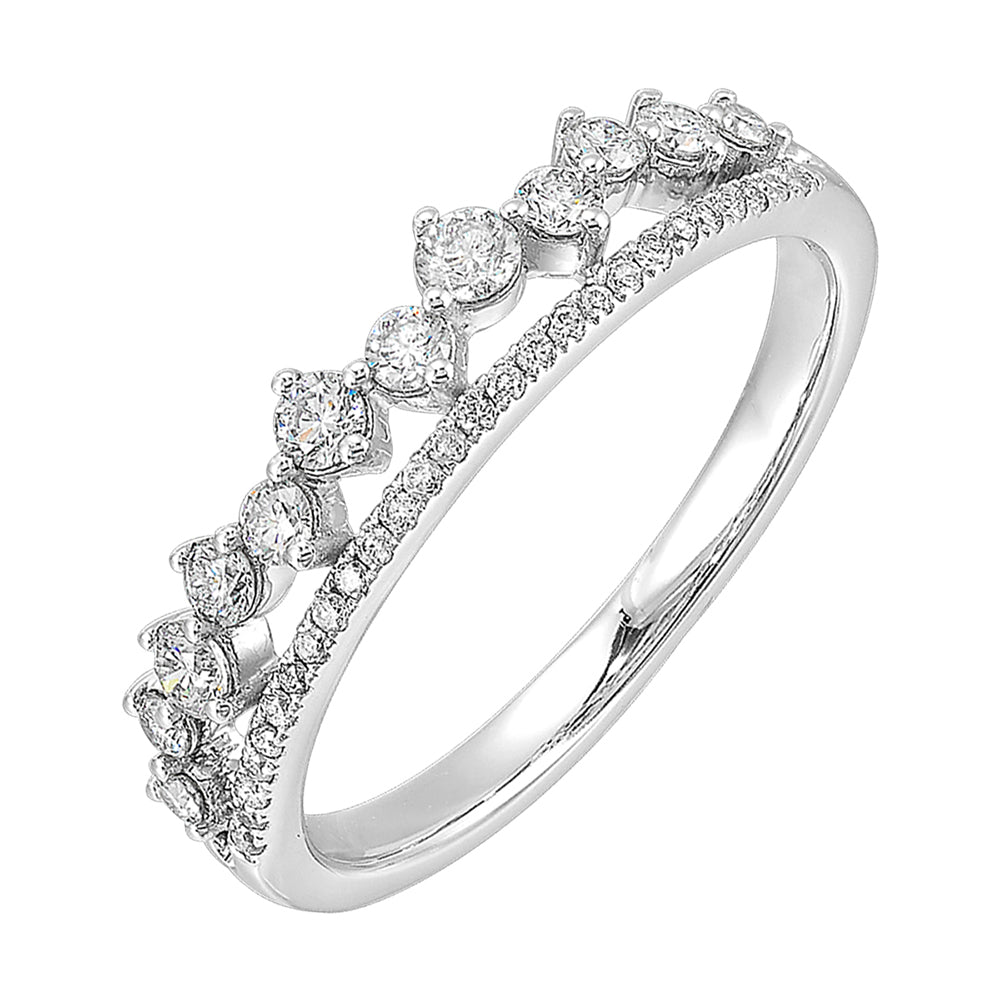 14Kt White Gold Diamond 3/8Ctw Ring