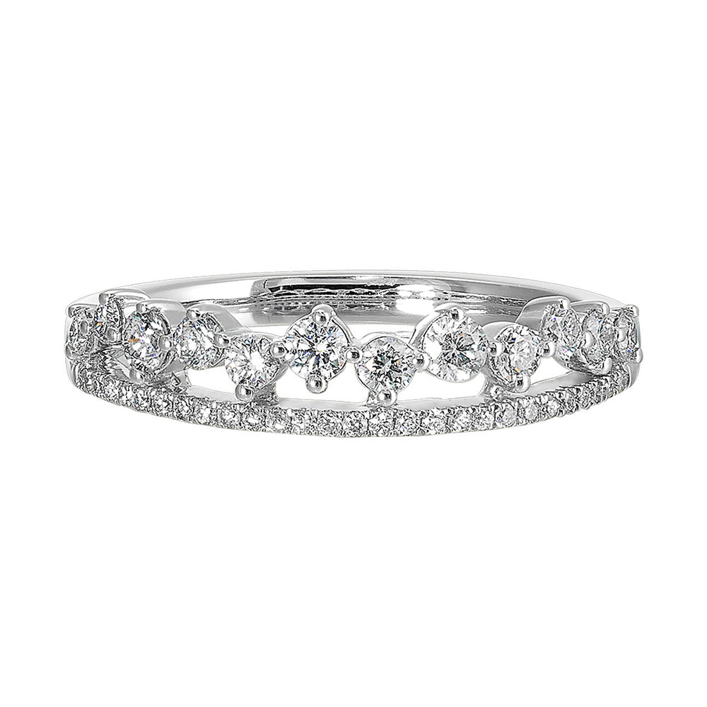 14Kt White Gold Diamond 3/8Ctw Ring