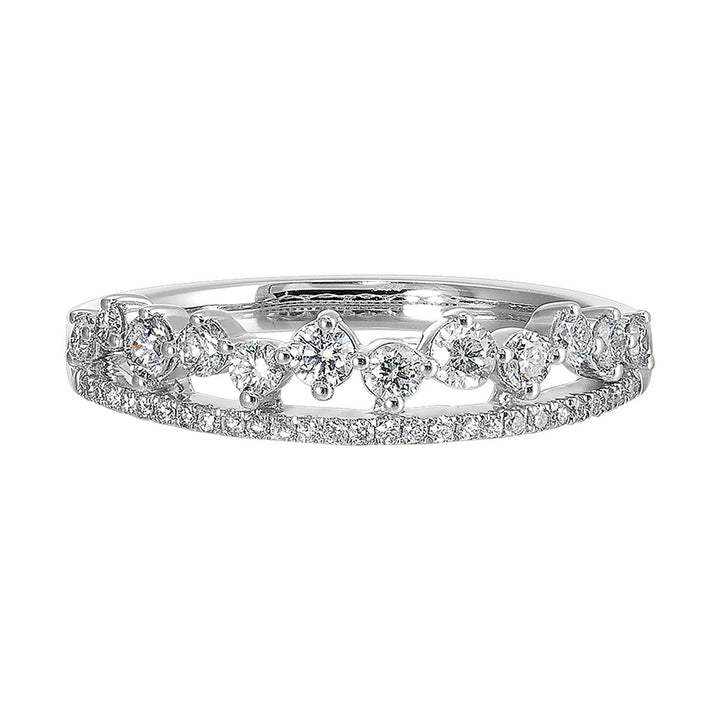 14Kt White Gold Diamond 3/8Ctw Ring