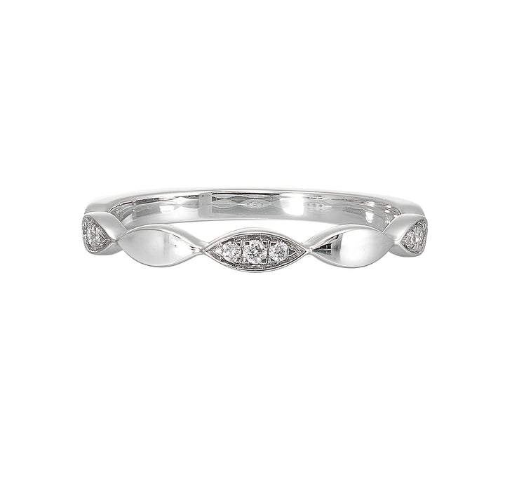 14Kt White Gold Diamond 1/15Ctw Ring