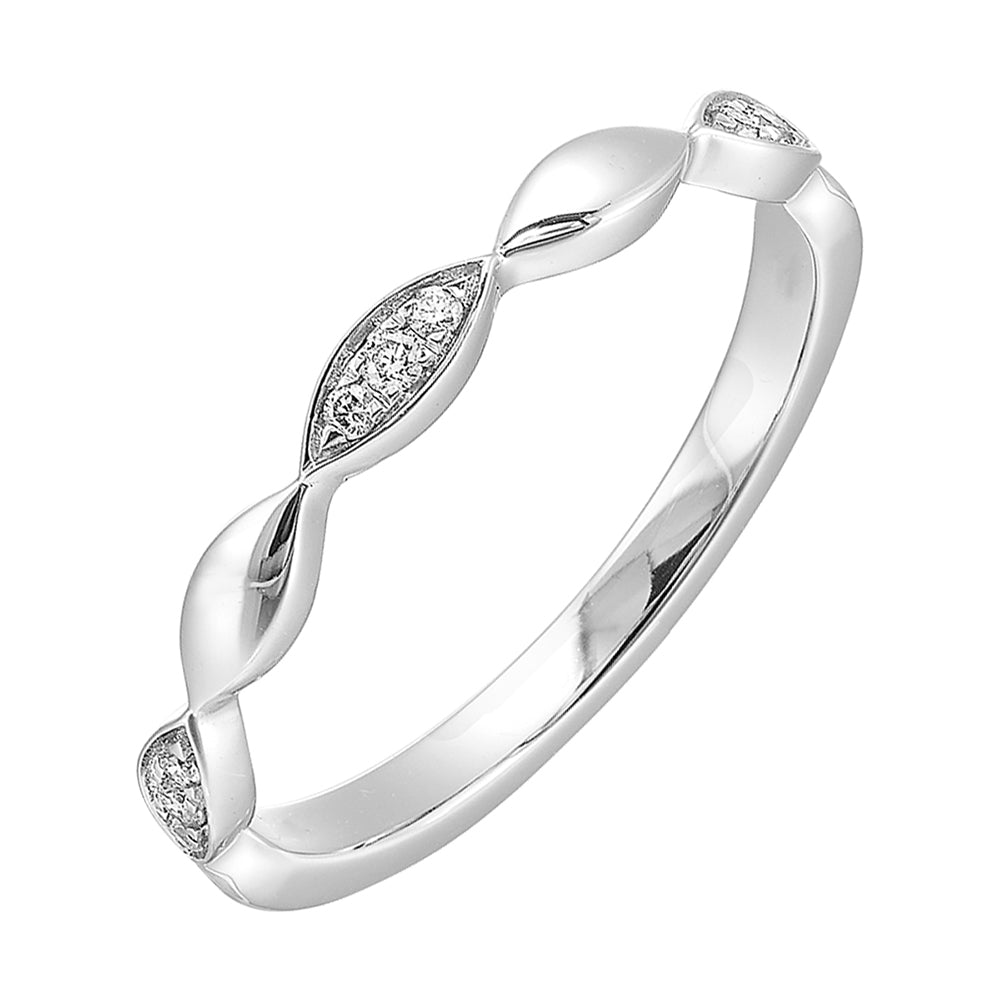 14Kt White Gold Diamond 1/15Ctw Ring