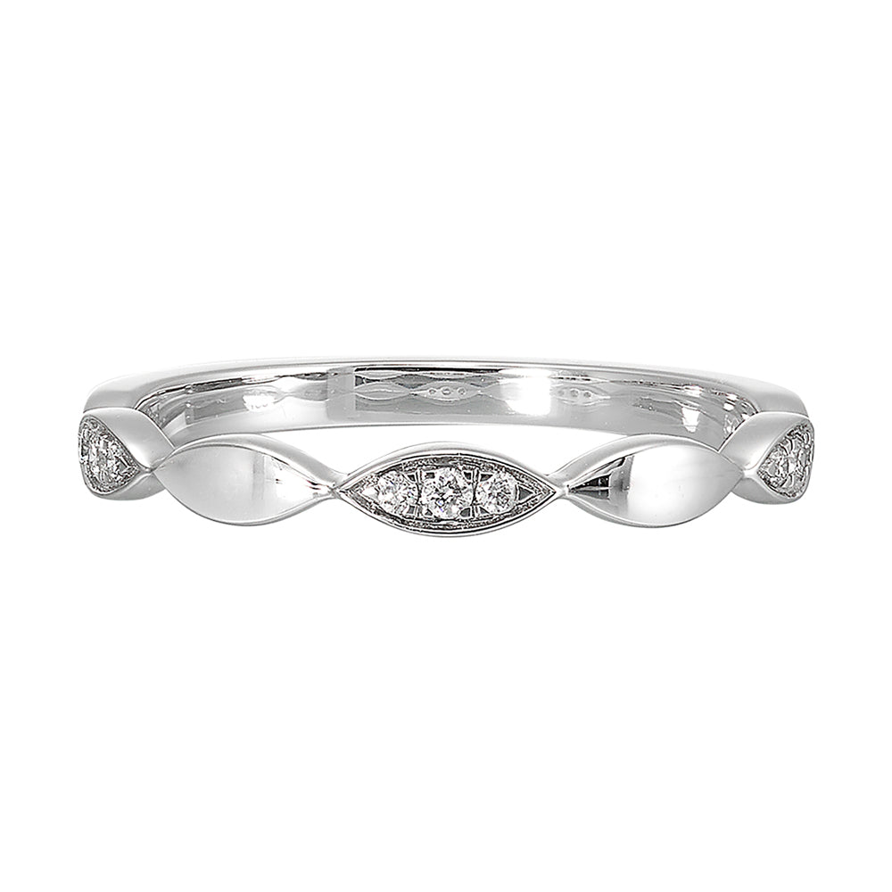 14Kt White Gold Diamond 1/15Ctw Ring