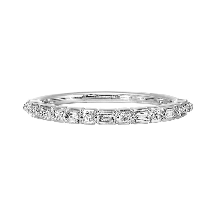14Kt White Gold Diamond 1/5Ctw Ring