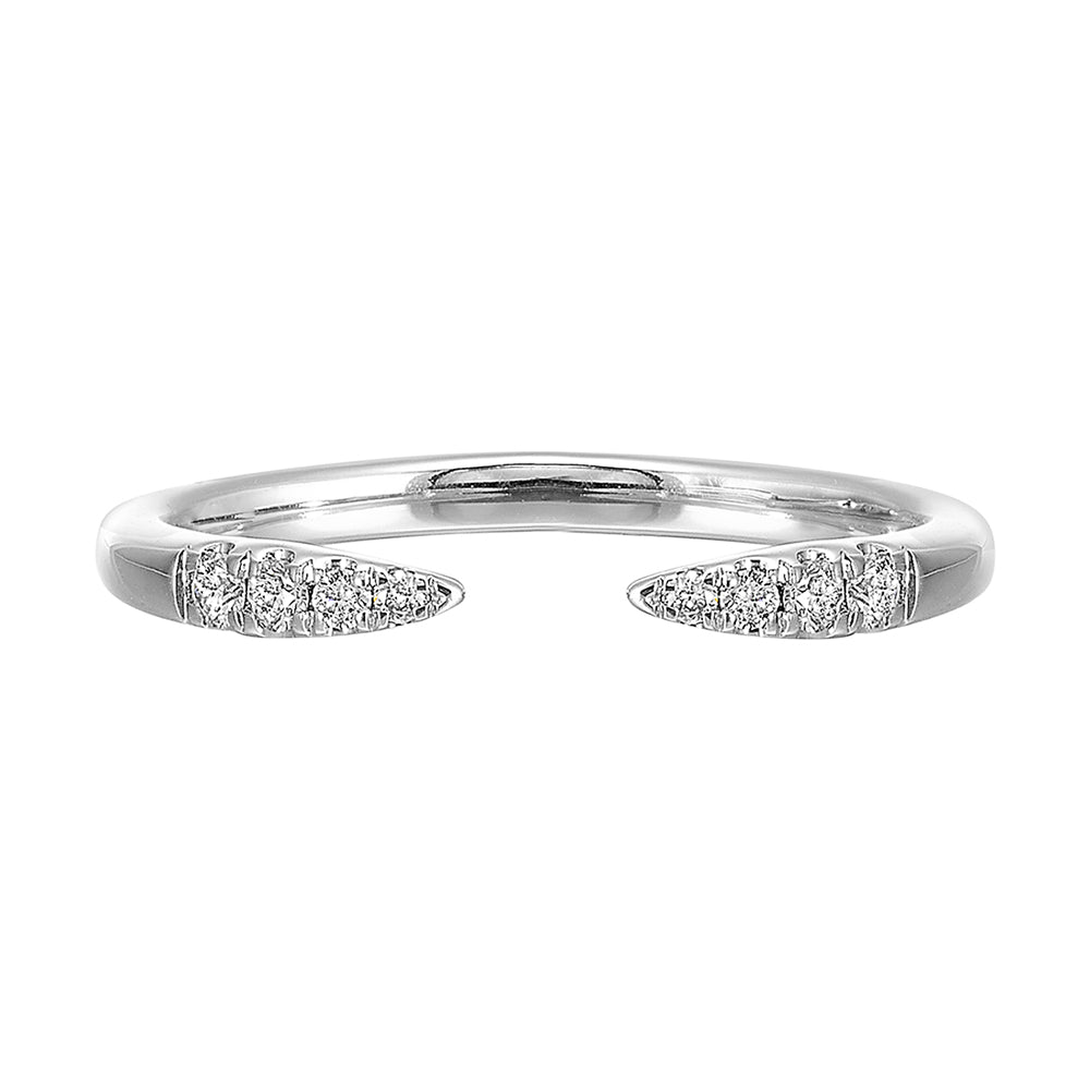 14Kt White Gold Diamond 1/10Ctw Ring