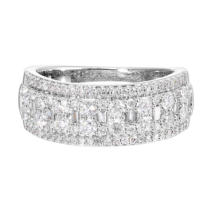 10Kt White Gold Diamond 1Ctw Ring