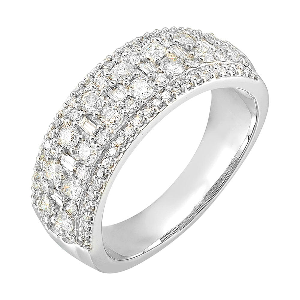 14Kt White Gold Diamond 1Ctw Ring